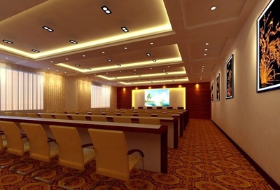 大型会议室布置图片