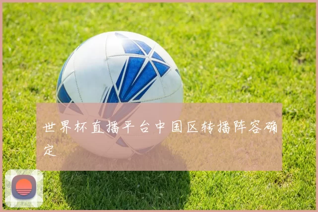 世界杯直播平台中国区转播阵容确定